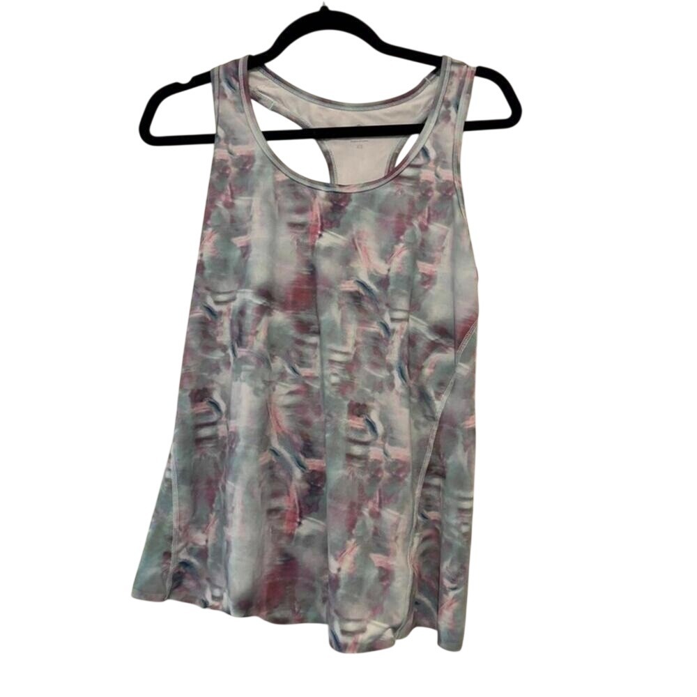 Womens multicolor racer back Athleta tank sz XS - S‎ #524